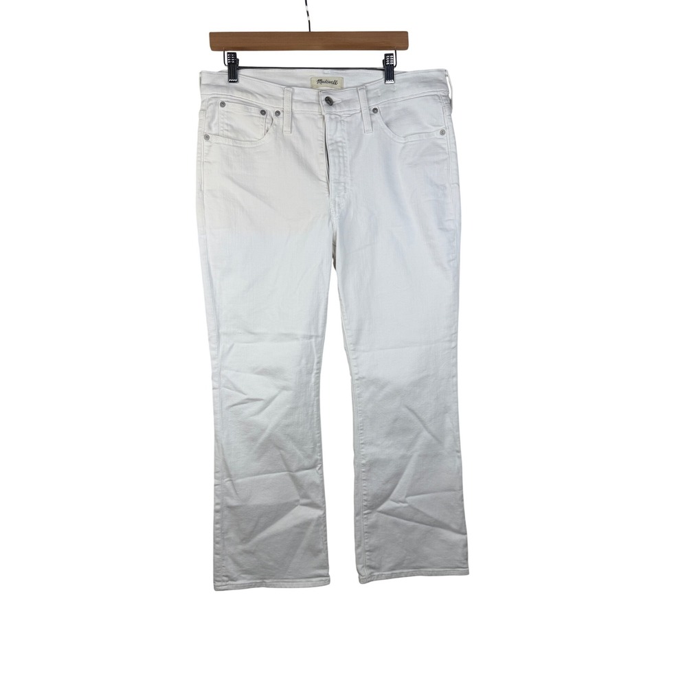 Madewell Mid-Rise Kick Out Jeans size‎ 30 White